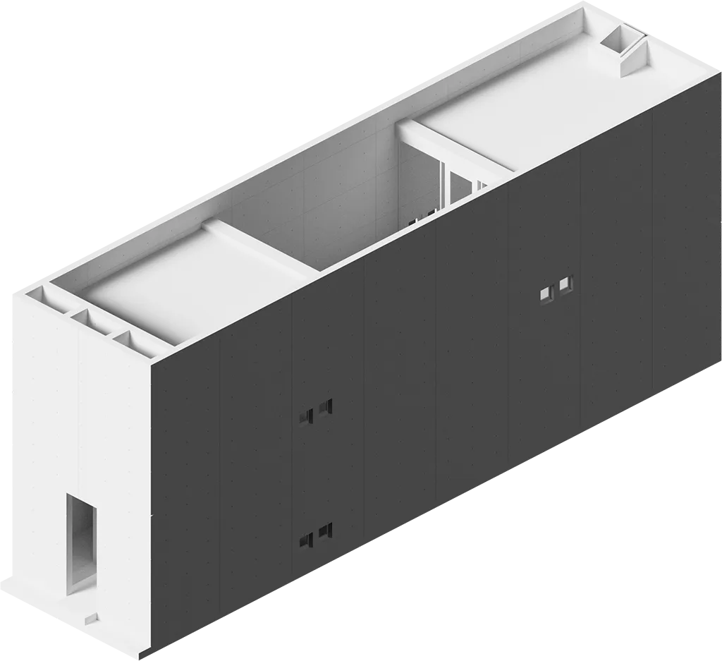 thumbnail of 3d contents about ROW HOUSE IN SUMIYOSHI, built by ANDO TADAO