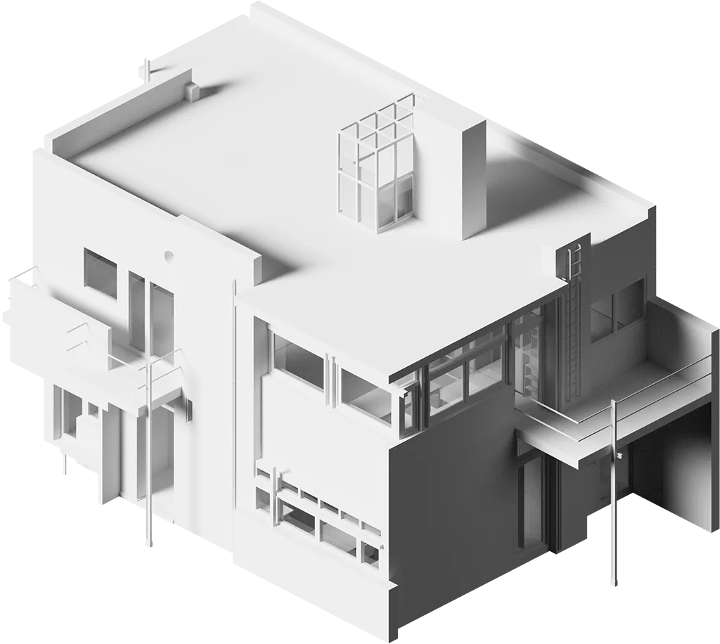 thumbnail of 3d contents about RIETVELD SCHRÖDER HOUSE, built by GERRIT RIETVELD